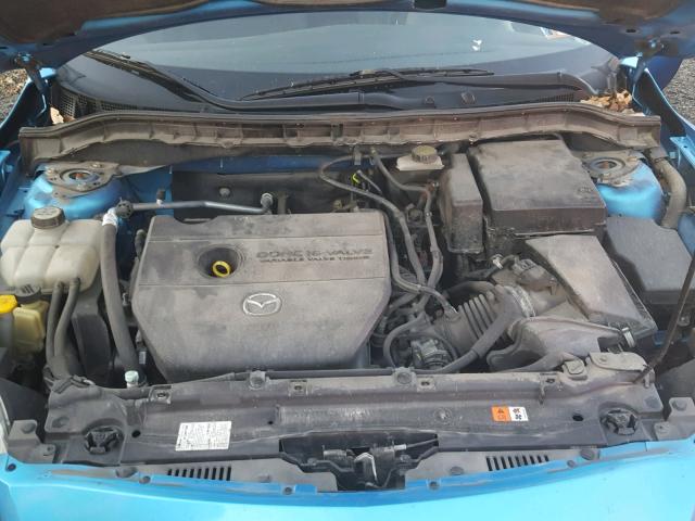 JM1BL1K64B1458600 - 2011 MAZDA 3 S BLUE photo 7