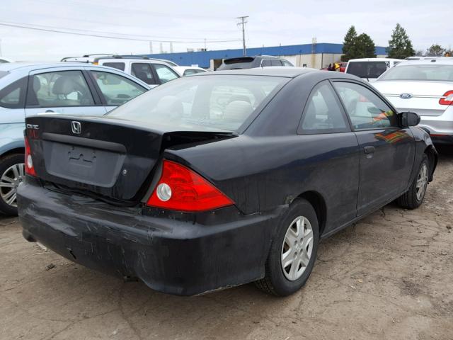 1HGEM22144L069033 - 2004 HONDA CIVIC DX V BLACK photo 4