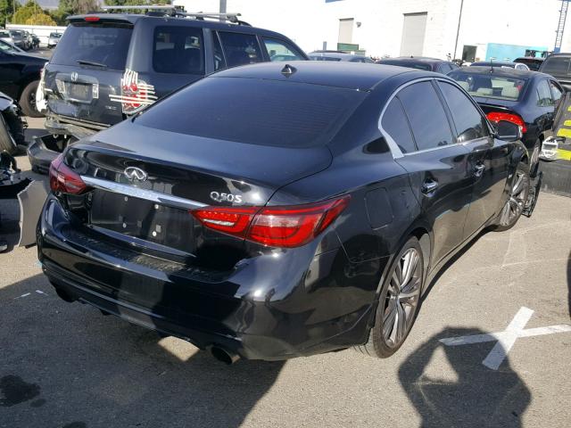 JN1EV7AP7JM356289 - 2018 INFINITI Q50 LUXE BLACK photo 4