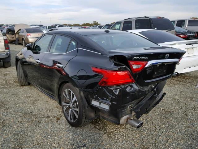 1N4AA6AP1HC434413 - 2017 NISSAN MAXIMA 3.5 BLACK photo 3