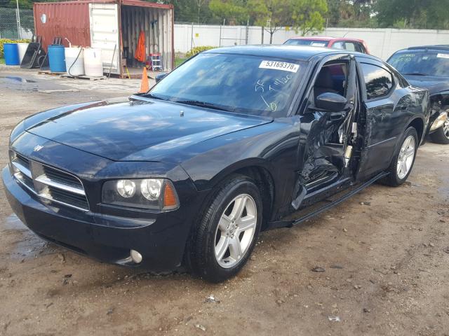 2B3CA3CV6AH247900 - 2010 DODGE CHARGER SX BLACK photo 2