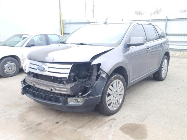 2FMDK4KCXABA73107 - 2010 FORD EDGE LIMIT GRAY photo 2