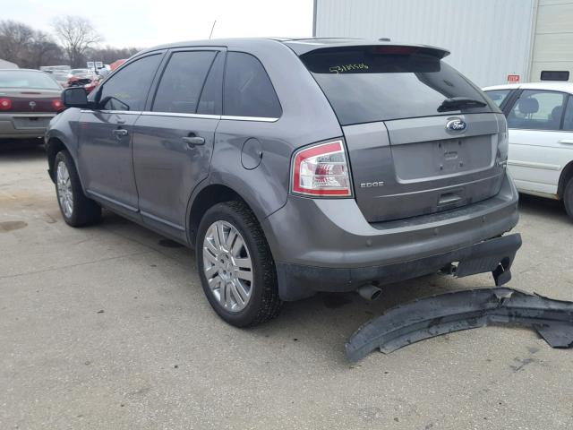 2FMDK4KCXABA73107 - 2010 FORD EDGE LIMIT GRAY photo 3