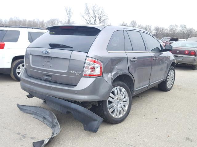 2FMDK4KCXABA73107 - 2010 FORD EDGE LIMIT GRAY photo 4