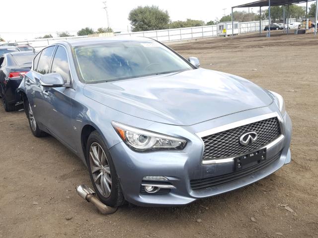 JN1CV7AR2GM252908 - 2016 INFINITI Q50 BASE BLUE photo 1