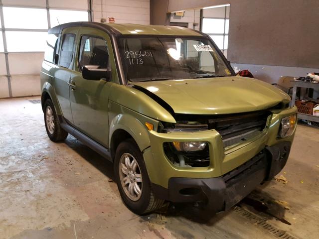 5J6YH18788L012226 - 2008 HONDA ELEMENT EX GREEN photo 1