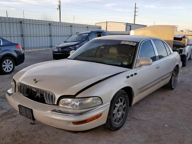 1G4CW54K214228222 - 2001 BUICK PARK AVENU WHITE photo 2