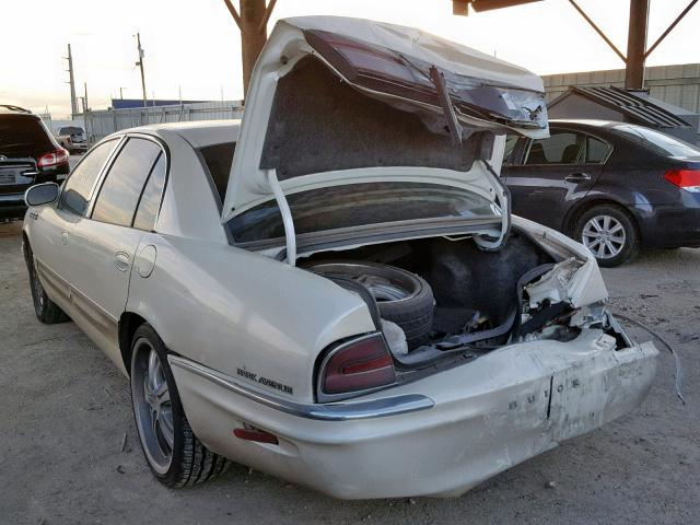 1G4CW54K214228222 - 2001 BUICK PARK AVENU WHITE photo 3