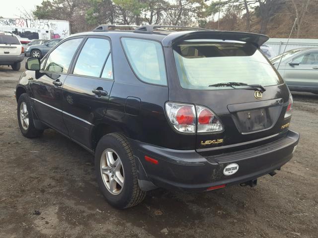 JTJGF10U810107883 - 2001 LEXUS RX 300 BLACK photo 3