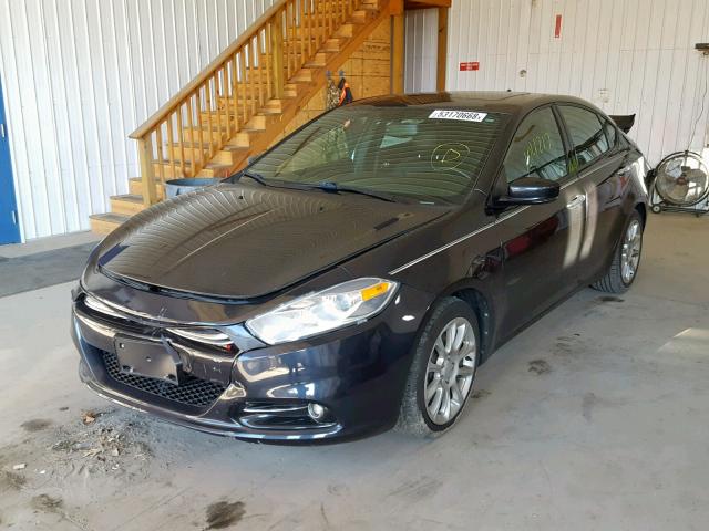 1C3CDFCA1DD681782 - 2013 DODGE DART LIMIT BLACK photo 2