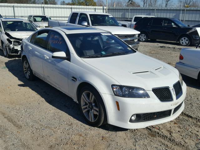 6G2ER57759L227943 - 2009 PONTIAC G8 WHITE photo 1