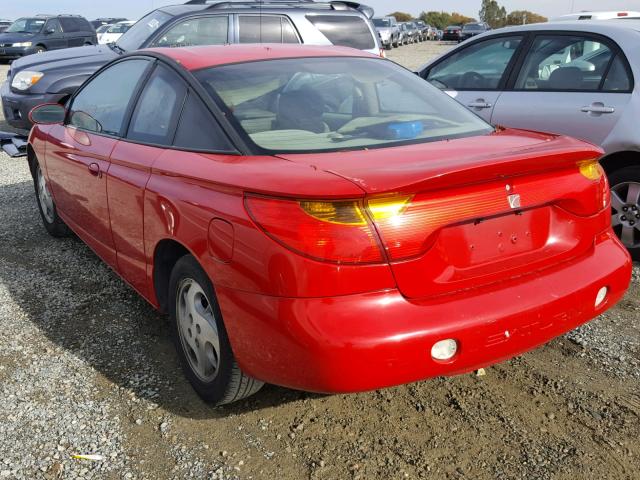 1G8ZY12752Z156656 - 2002 SATURN SC2 RED photo 3