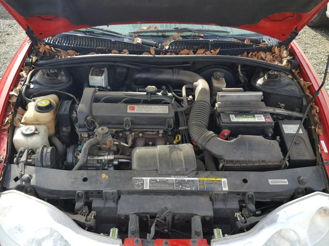 1G8ZY12752Z156656 - 2002 SATURN SC2 RED photo 7