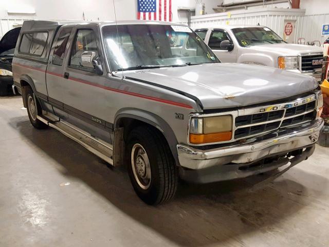 1B7GL23Y1MS215707 - 1991 DODGE DAKOTA SILVER photo 1