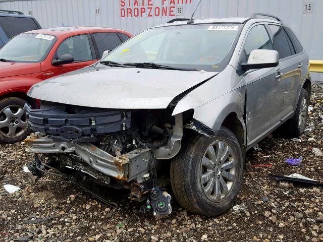 2FMDK49C58BA08391 - 2008 FORD EDGE LIMIT SILVER photo 2