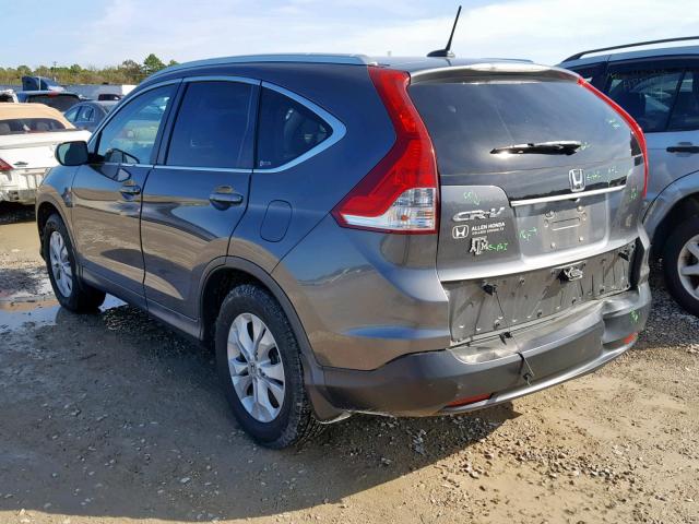 2HKRM3H73CH508761 - 2012 HONDA CR-V EXL CHARCOAL photo 3