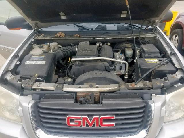 1GKDT13S942182114 - 2004 GMC ENVOY SILVER photo 7