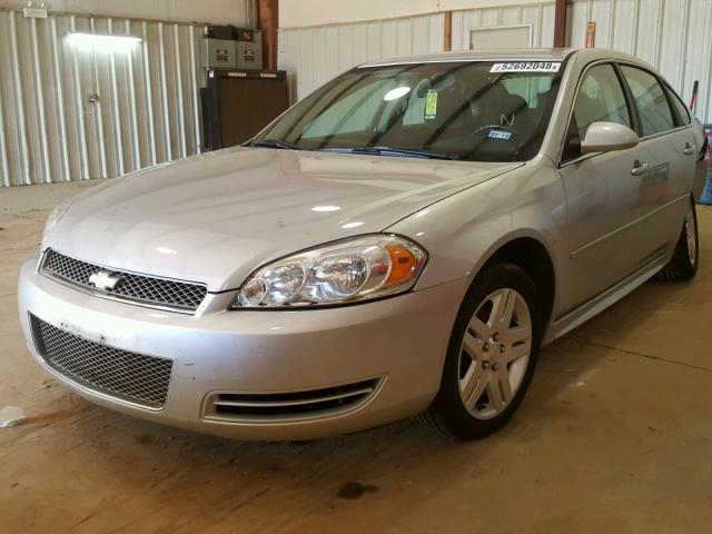 2G1WB5E35E1169584 - 2014 CHEVROLET IMPALA LIM SILVER photo 2