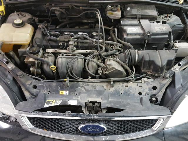 1FAHP34N27W193710 - 2007 FORD FOCUS ZX4 BLACK photo 7