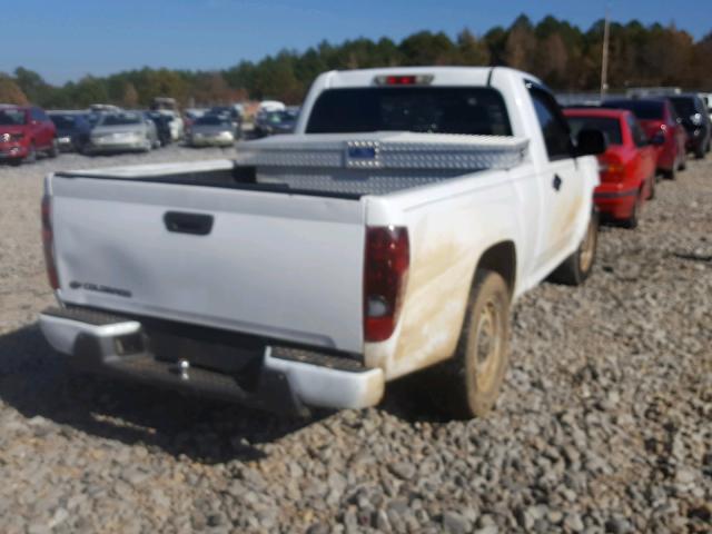 1GCCS149098126671 - 2009 CHEVROLET COLORADO WHITE photo 4