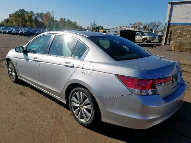 1HGCP2F87CA136594 - 2012 HONDA ACCORD EXL SILVER photo 3