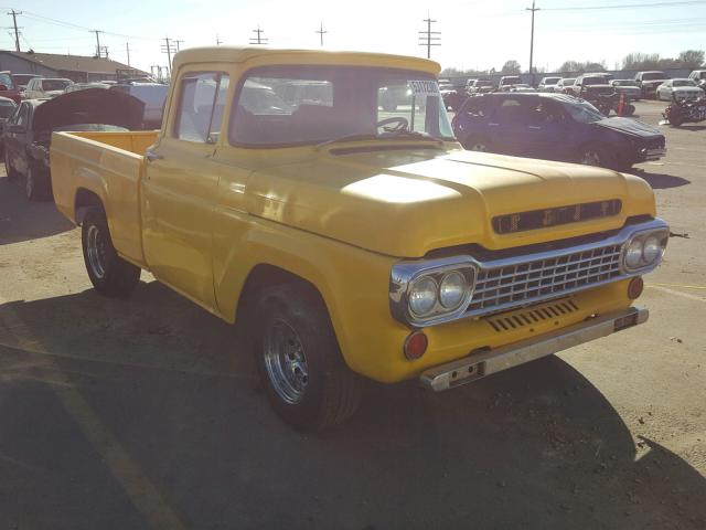 F10C9R16815 - 1959 FORD PICKUP YELLOW photo 1