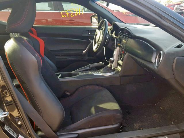 JF1ZNAA14D2726921 - 2013 TOYOTA SCION FR-S BLACK photo 5