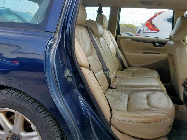 YV1SW58D222254841 - 2002 VOLVO V70 2.4T BLUE photo 6