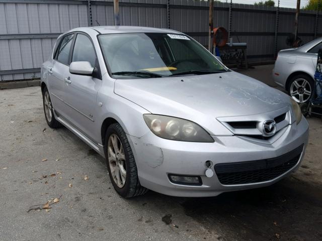 JM1BK343881112656 - 2008 MAZDA 3 HATCHBAC SILVER photo 1