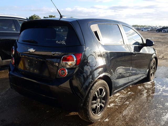 1G1JA6SH2C4100839 - 2012 CHEVROLET SONIC LS BLACK photo 4