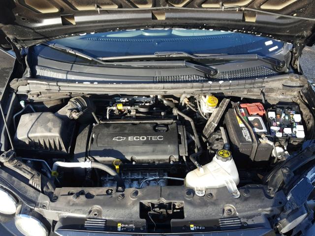 1G1JA6SH2C4100839 - 2012 CHEVROLET SONIC LS BLACK photo 7