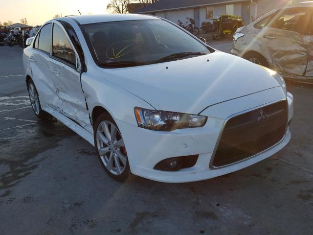 JA32U8FWXEU007141 - 2014 MITSUBISHI LANCER GT WHITE photo 1