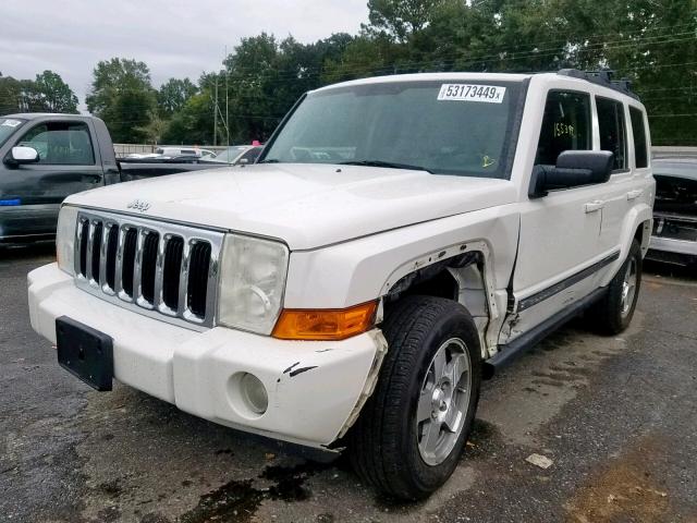 1J4RG4GK4AC157008 - 2010 JEEP COMMANDER თეთრი ფოტო 2
