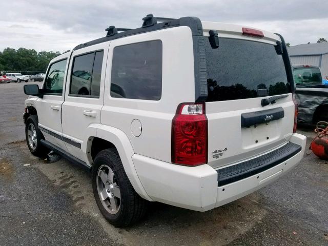 1J4RG4GK4AC157008 - 2010 JEEP COMMANDER თეთრი ფოტო 3