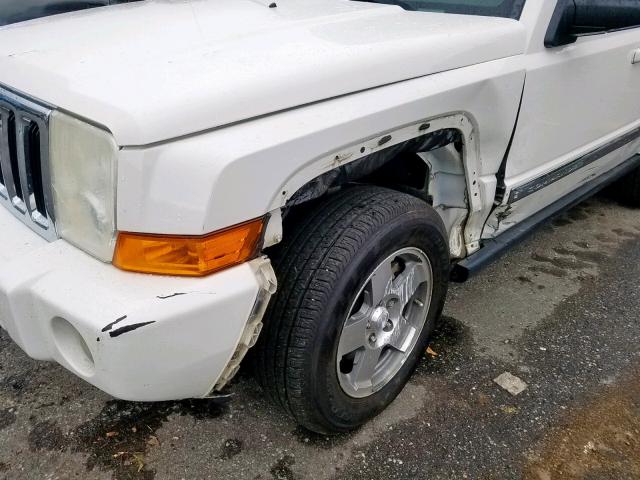 1J4RG4GK4AC157008 - 2010 JEEP COMMANDER თეთრი ფოტო 9