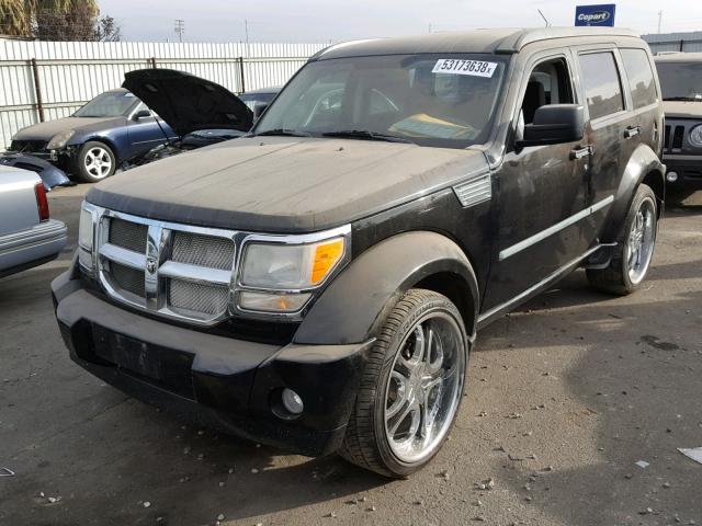 1D8GT28K57W727957 - 2007 DODGE NITRO SXT BLACK photo 2