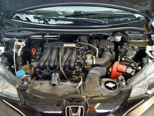 3HGGK5H8XFM748990 - 2015 HONDA FIT EX GRAY photo 7