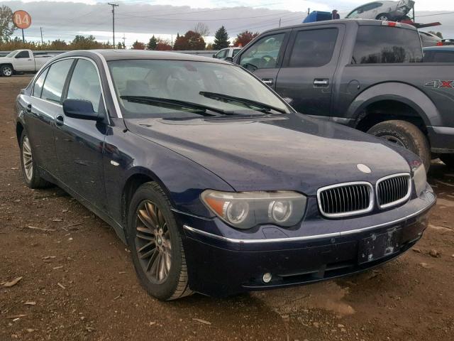 WBAGN63423DR16285 - 2003 BMW 745 LI BLUE photo 1