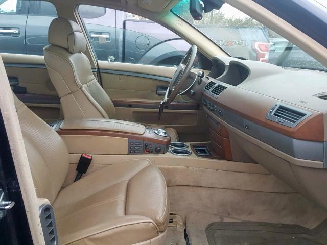 WBAGN63423DR16285 - 2003 BMW 745 LI BLUE photo 5