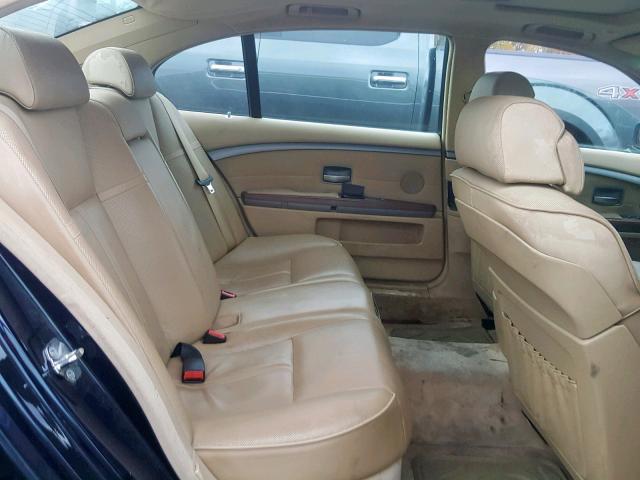 WBAGN63423DR16285 - 2003 BMW 745 LI BLUE photo 6