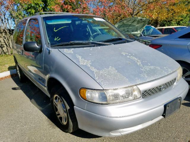 4N2ZN1116WD823102 - 1998 NISSAN QUEST XE SILVER photo 1