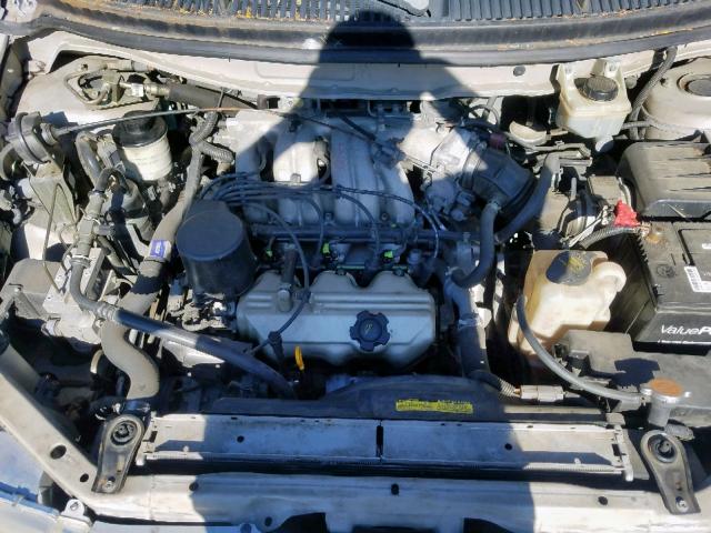 4N2ZN1116WD823102 - 1998 NISSAN QUEST XE SILVER photo 7