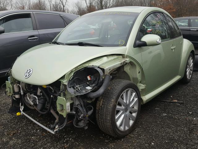 3VWRG31C18M502647 - 2008 VOLKSWAGEN NEW BEETLE GREEN photo 2