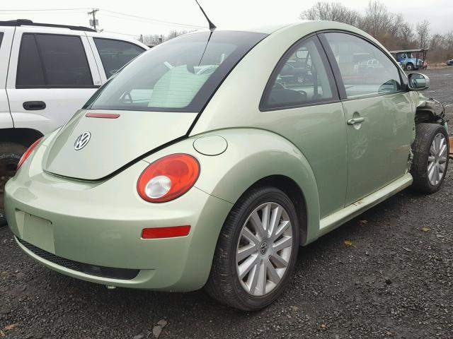 3VWRG31C18M502647 - 2008 VOLKSWAGEN NEW BEETLE GREEN photo 4