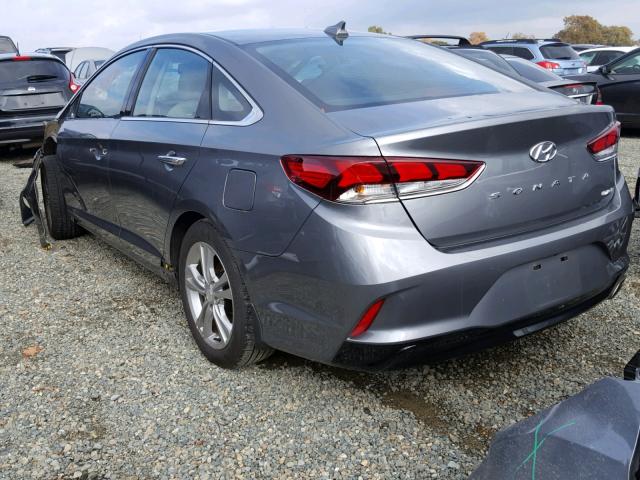 5NPE34AF6JH631394 - 2018 HYUNDAI SONATA SPO CHARCOAL photo 3