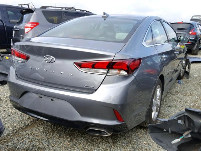 5NPE34AF6JH631394 - 2018 HYUNDAI SONATA SPO CHARCOAL photo 4