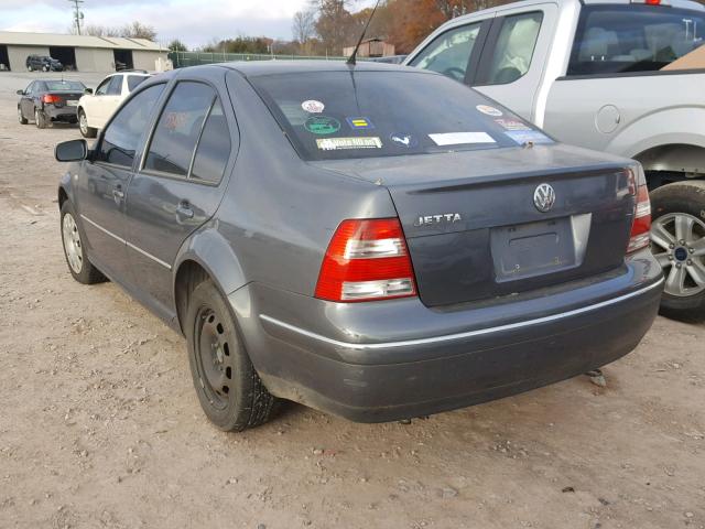 3VWRA69M94M079861 - 2004 VOLKSWAGEN JETTA GL GRAY photo 3