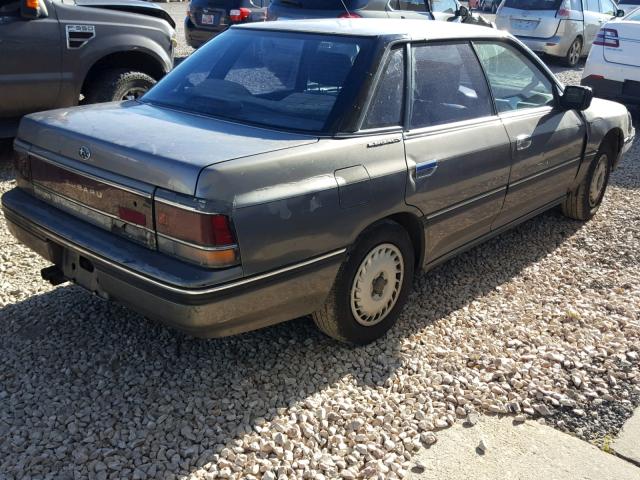 JF1BC6321LB615669 - 1990 SUBARU LEGACY L GRAY photo 4