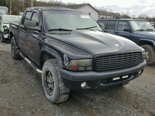 1B7HG2AN51S325768 - 2001 DODGE DAKOTA QUA BLACK photo 1