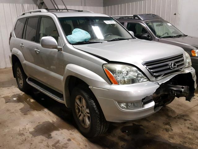 JTJBT20X840029273 - 2004 LEXUS GX 470 SILVER photo 1